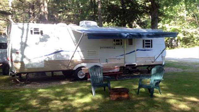 RV rentals at Timberland Campground